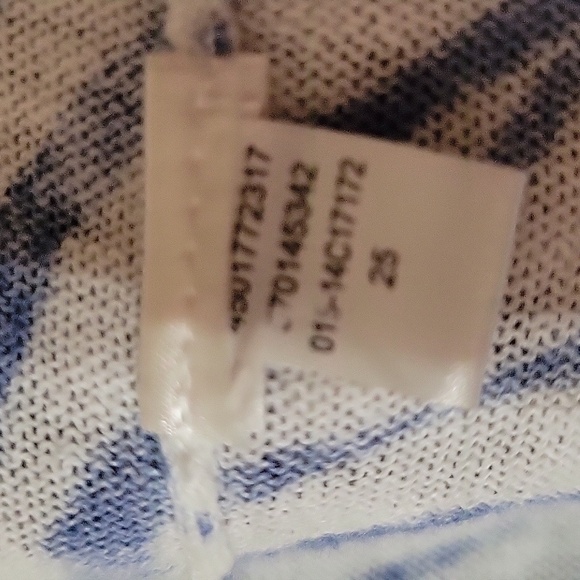 Chico's Zebra Print Open Front Cardigan Textured Trim Lightweight Slinky - Picture 7 of 7